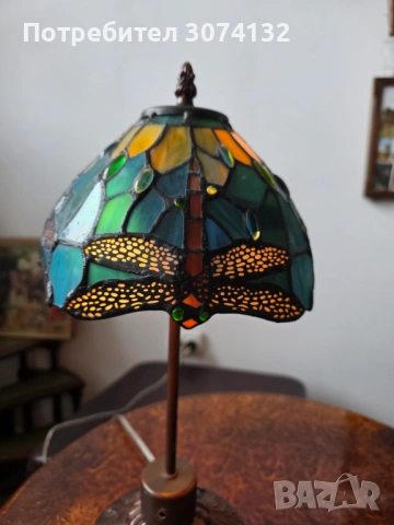 Нощна лампа Тифани ,морско конче’, снимка 4 - Лампиони - 53649004