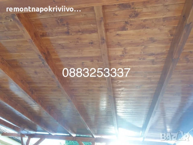 Дървени веранди,навеси, беседки,, снимка 6 - Ремонти на къщи - 49938597