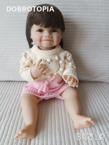 Реборн кукла 50 см – реалистична винилова кукла идеална за подарък, снимка 6 - Кукли - 52387807