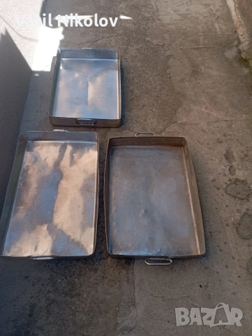 Тава хром Силистра от соца 40см на 60см на 8см дълбочина 