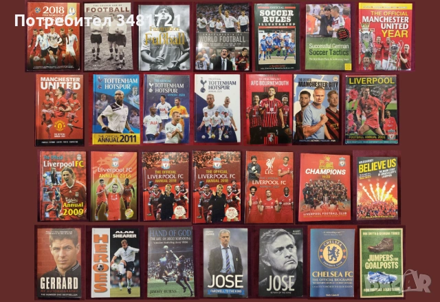 28 футболни енциклопедии, биографии, справочници, история