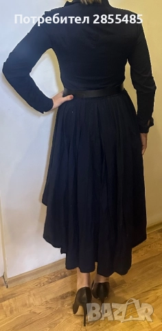 Риза-рокля Карамела фешън тъмно синя, снимка 3 - Ризи - 52096125