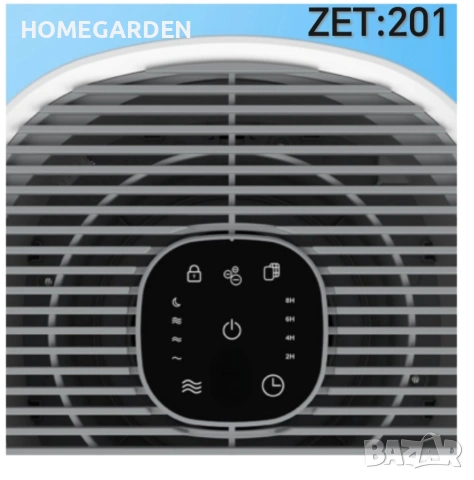 Пречиствател за въздух с HEPA филтър за помещения до 50 м², снимка 2 - Овлажнители и пречистватели за въздух - 53697775