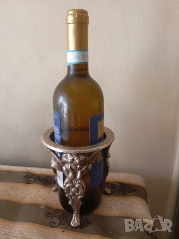 Барокова поставка за бутилка, снимка 5 - Антикварни и старинни предмети - 51229412