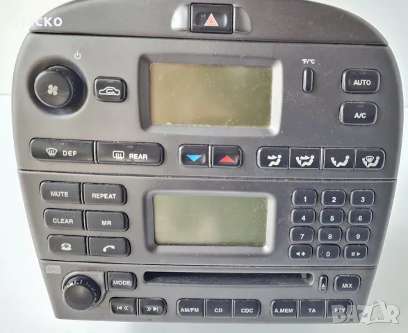 Радио Radio CD СД Ягуар Х-Тайп Х Тайп Х Таип Jaguar X-Type X X Type 4X43-18B876-AC, снимка 1 - Части - 47487294