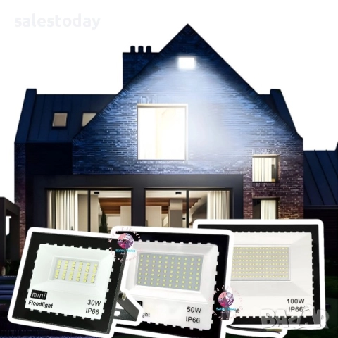 Лампа за двор, Външен прожектор, 30W, снимка 4 - Прожектори - 42607665