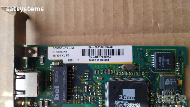 3COM 3C905C-TX-M 10/100 Etherlink XL PCI Network Controller Card , снимка 8 - Мрежови адаптери - 35924903