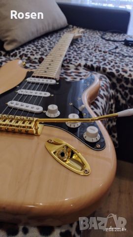 Продавам:Модифициран модел"Di Mavery"със лого от друг бранд..Fender Stratocaster big head!!.., снимка 5 - Китари - 46778270