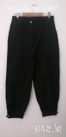 Черен дамски панталон Massimo Dutti, снимка 5 - Панталони - 53926649