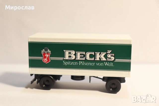 HERPA H0 1/87 РЕМАРКЕ КАМИОН ИГРАЧКА МОДЕЛ TIR, снимка 3 - Колекции - 52788132