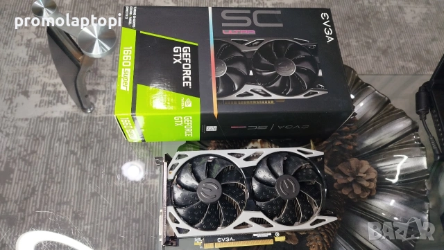 Продавам видео карта EVGA GeForce GTX 1660 SUPER SC ULTRA GAMING, снимка 4 - Видеокарти - 53951772