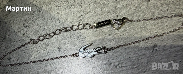 Lacoste Женска гривна (ИМЕЙЛ за АВТЕНТИЧНОСТ), снимка 3 - Гривни - 53528504
