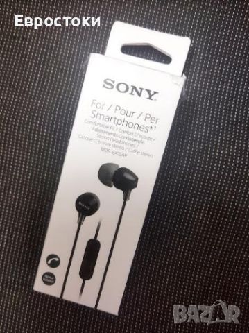 Слушалки Sony MDR-EX15AP, кабелни слушалки с микрофон, цвят: черно, снимка 5 - Слушалки и портативни колонки - 46772925