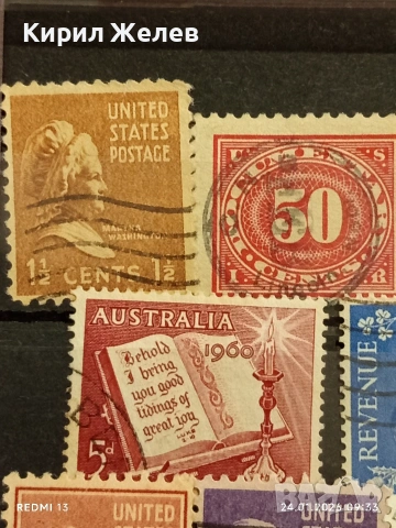 Стари пощенски марки от цял свят смесени АМЕРИКАНСКИ ПРЕЗИДЕНТИ за КОЛЕКЦИЯ 51964, снимка 4 - Филателия - 53208047