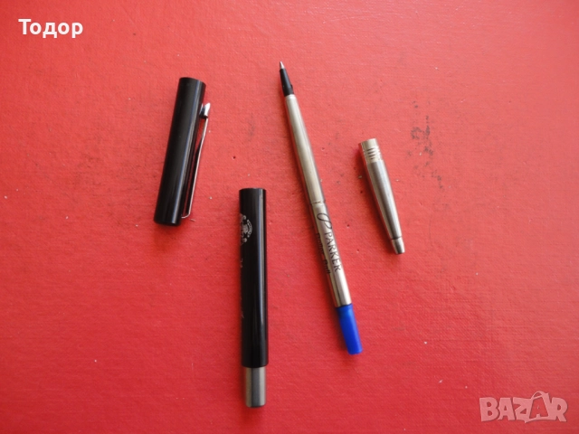 Химикал химикалка Parker Roller Ball, снимка 5 - Ученически пособия, канцеларски материали - 52647221