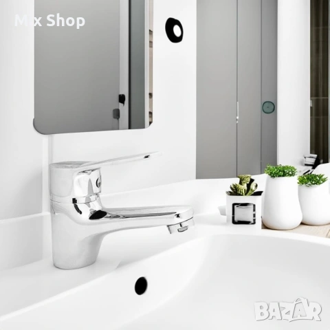 Нов Mokeka Класически хромиран месингов смесител за мивка , снимка 2 - Други - 53778755