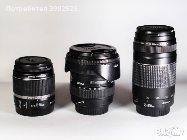 Canon 550D с китов обектив и множество допълнителни аксесоари, снимка 5 - Фотоапарати - 45413559