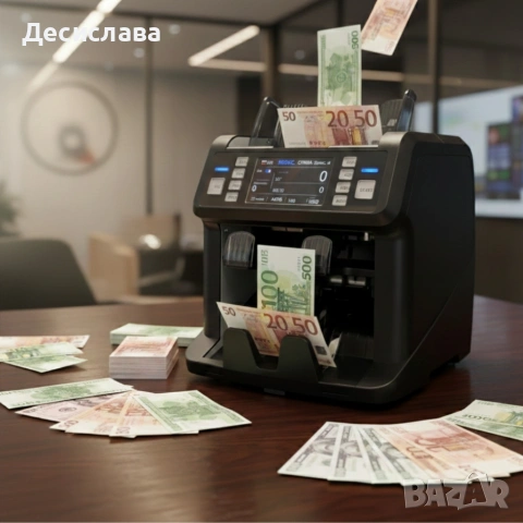 Многовалутна машина за броене на банкноти с детекция за фалшиви банкноти, снимка 4 - Друга електроника - 53600965