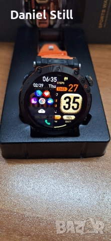 Водоустойчив Мъжки Смарт Часовник с Фенерче, 600mAh Голяма Батерия4.32см Голям HD Дисплей, снимка 3 - Смарт часовници - 49358974