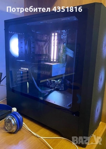 Геймърски компютър Ryzen 5 7600X3D / RTX 4070 / 64GB RAM / Win 11 Pro, снимка 2 - Геймърски - 53678631