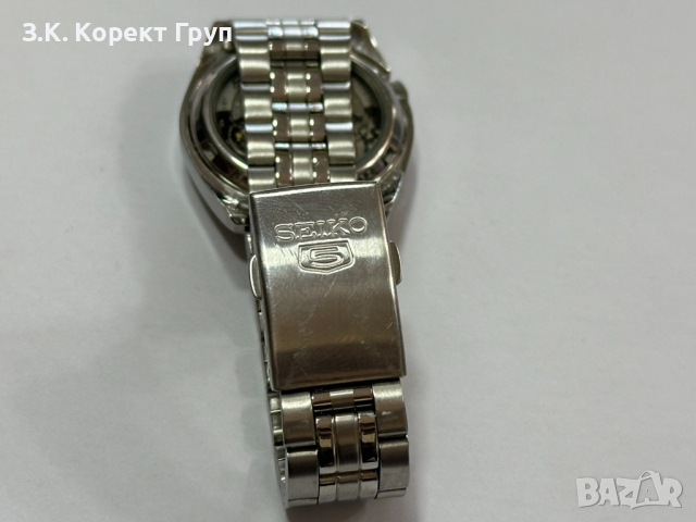 Мъжки часовник Seko 5 Automatic 21 Jewels, снимка 4 - Мъжки - 45008993