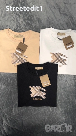 Луксозни дамски тениски Burberry– S / M, снимка 3 - Тениски - 53386245