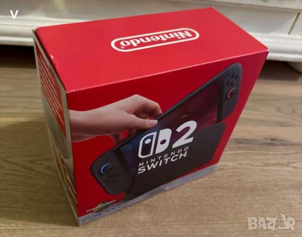 Чисто нов комплект Nintendo switch 2 + игра Mario kart world., снимка 2 - Nintendo конзоли - 53928874