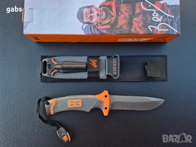 Нож за оцеляване GERBER Bear Grylls Ultimate Survival, снимка 3 - Ножове - 51780863