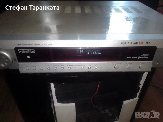 6-канален усилвател със радио тунер 