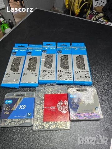 части,вериги,накладки,педали,парчета shimano, sram,tektro, снимка 9 - Части за велосипеди - 52544775