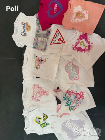 Тениски на Guess 3-6 месеца , снимка 5 - Бебешки блузки - 54109893