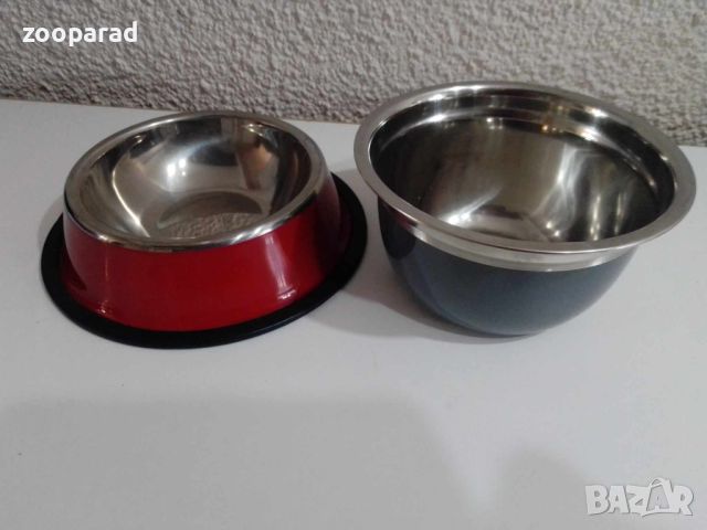Метални неръждаеми Купички за храна и вода на вашият домашен любимец. , снимка 1 - За кучета - 45683350