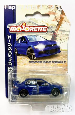 Majorette Japan Series Diecast Mitsubishi Lancer Evolution 9, снимка 1 - Колекции - 46700644