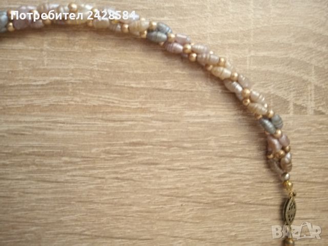  Колие перли , снимка 3 - Колиета, медальони, синджири - 45885576