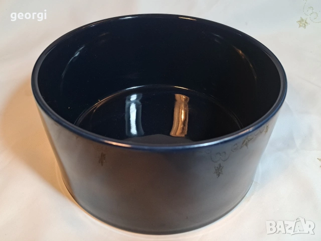 немска керамична купа Rosenthal Siena blue цвят кобалт 33/3, снимка 2 - Сервизи - 53409655