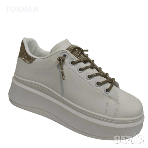 Спортни обувки в бяло и в черно, снимка 2 - Маратонки - 44966192