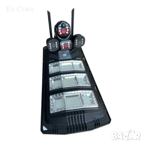 Улична соларна лампа и Smart камера за видеонаблюдение 2 в 1, снимка 5 - IP камери - 53804694