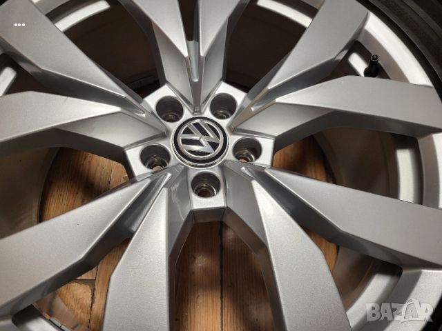 20" VW Touareg / 20 цола 5х112 Туарег оригинални лети джанти с гуми 285/45/20, снимка 6 - Гуми и джанти - 45596682