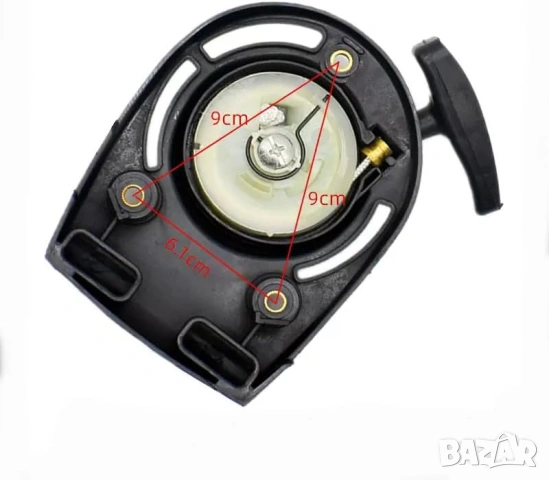 Стартер за 4-тактов бензинов тример, снимка 2 - Градинска техника - 53585971