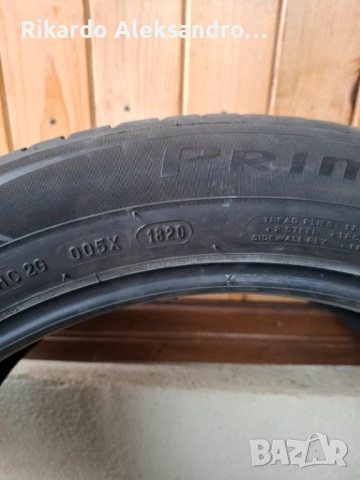 4 броя гуми Michelin Primacy 3 DOT 18/2020, 205/55/19, снимка 4 - Гуми и джанти - 53519416