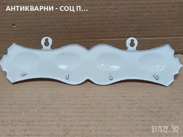 Стара Соц Българска Емайлирана Закачалка. / НОМЕР 1776., снимка 7 - Антикварни и старинни предмети - 54001962