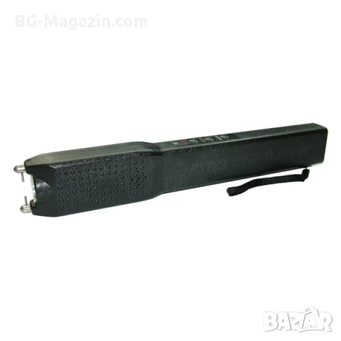 Мощен акумулаторен електрошк с фенер кучегон със звукова аларма палка за самозащита кучета охрана, снимка 3 - Оборудване и аксесоари за оръжия - 51014752