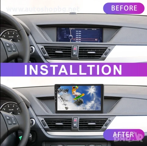 10.1" android мултимедия за BMW X1 2010-2016, снимка 3 - Аксесоари и консумативи - 50929687