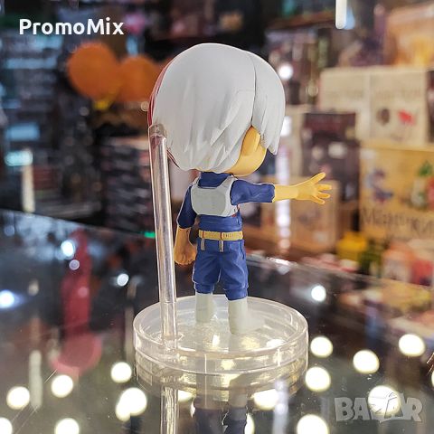 Фигурка Bandai BD47215 My Hero Academia Chibi Todoroki 7 см Шото Тодороки Чиби колекционерска фигура, снимка 2 - Фигурки - 46661133