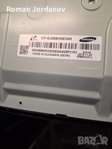 Samsung UE55JU6050U, снимка 2 - Части и Платки - 53481656