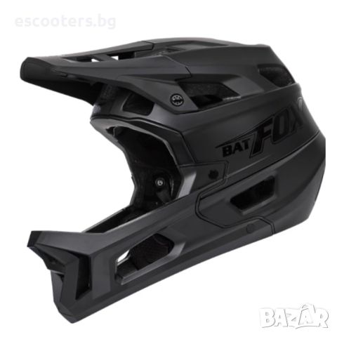 Предпазна каска BATFOX K2 BLACK, снимка 5 - Аксесоари за велосипеди - 45374835