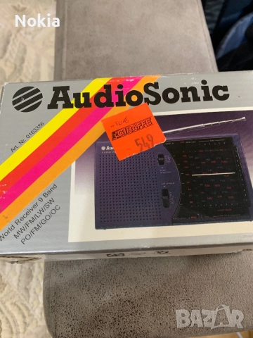 Vintage Electronica | Radio | AudioSonic | TK-386 | Wereldradio | jaren 80 en 90 | радио , снимка 6 - Радиокасетофони, транзистори - 51670731