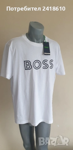 Hugo Boss Cotton Mens Size XL НОВО! ОРИГИНАЛНА Тениска!, снимка 3 - Тениски - 53904439