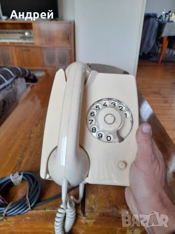 Стар телефон #21, снимка 2 - Антикварни и старинни предмети - 54053968
