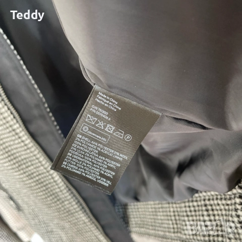 Вълнено бомбър яке H&M, размер L, унисекс, снимка 7 - Якета - 52155561